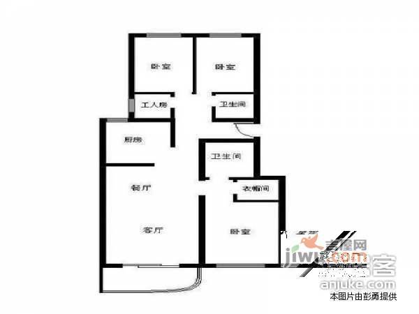 万泉新新家园3室2厅2卫1137㎡户型图