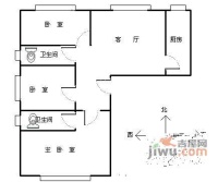 远洋山水3室1厅2卫161㎡户型图