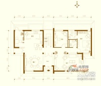 亿城西山华府4室3厅3卫295㎡户型图