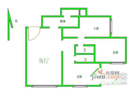 茉藜园3室2厅2卫330㎡户型图