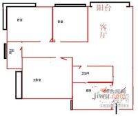 荣丰20083室2厅2卫168㎡户型图