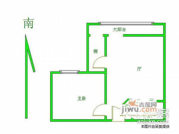 宝盛里1室1厅1卫69㎡户型图