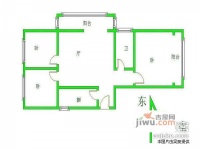 宝盛里3室1厅1卫125㎡户型图