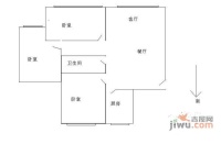 新景家园北区3室1厅1卫118㎡户型图