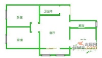 望京新城3室1厅1卫330㎡户型图