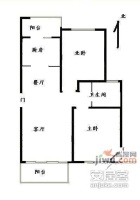 中海枫涟山庄2室2厅1卫101㎡户型图