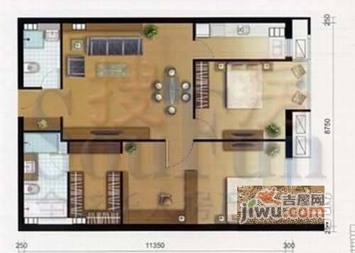 丰侨公寓2室2厅2卫145㎡户型图