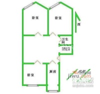 新明嘉园3室1厅1卫103㎡户型图