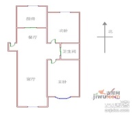 武夷花园2室1厅1卫115㎡户型图