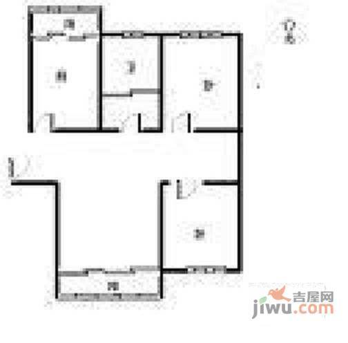 运河居3室2厅1卫120㎡户型图