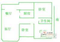 运乔嘉园2室2厅2卫130㎡户型图