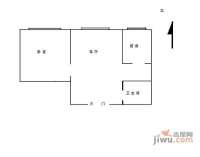 翠屏南里三期1室1厅1卫户型图