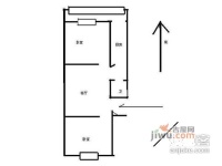 芳草园别墅2室1厅1卫68㎡户型图