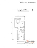 桃花岛1室1厅1卫户型图