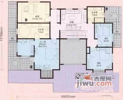 嘉浩国际4室2厅4卫368㎡户型图