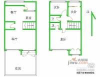 莫奈花园3室3厅3卫185㎡户型图