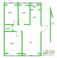 水色时光·美丽香舍3室1厅1卫138㎡户型图