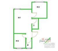 阳光水岸2室1厅1卫134㎡户型图