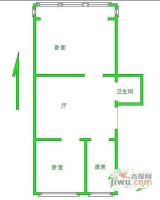 西井小区2室1厅1卫78㎡户型图