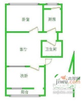 朝阳医院2室1厅1卫73㎡户型图