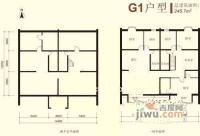 鸿福天地4室2厅3卫196㎡户型图