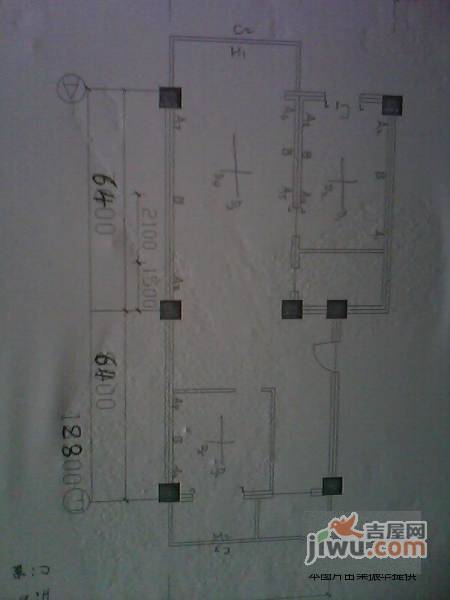 宁静之都檀城西区2室2厅1卫108㎡户型图