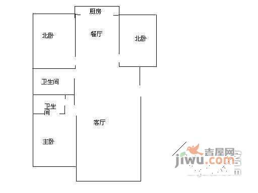 宁静之都3室2厅2卫260㎡户型图