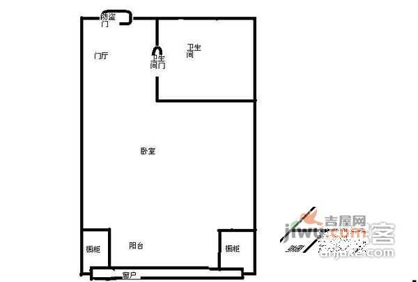 永安家园2室1厅1卫116㎡户型图