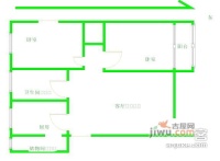 龙泉花园2室1厅1卫87㎡户型图