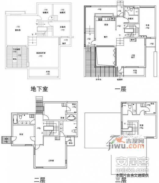 龙山新新小镇5室3厅3卫460㎡户型图