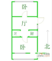 索家坟小区2室1厅1卫565㎡户型图
