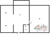 安宁西里1室1厅1卫户型图