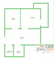 稻香园西里小区2室1厅1卫69㎡户型图