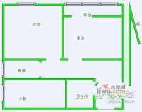北洼小区3室1厅1卫户型图