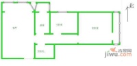 万景公寓2室2厅1卫116㎡户型图