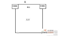豪柏大厦1室1厅0卫户型图