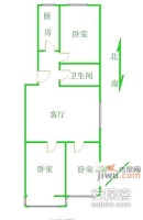 中国银行宿舍3室1厅1卫116㎡户型图