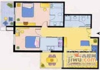 人济山庄一期2室1厅1卫112㎡户型图