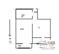 牡丹园乙28号院1室1厅1卫41㎡户型图