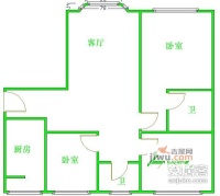 冠城北园3室2厅2卫208㎡户型图