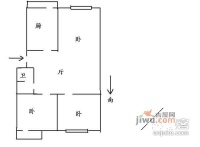中国劳动关系学院家属楼3室1厅1卫260㎡户型图