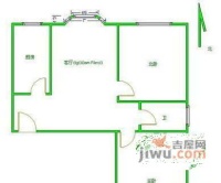 颐清园2室1厅1卫100㎡户型图