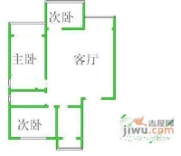 金谷园3室2厅2卫139㎡户型图