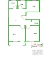 和景园2室1厅1卫110㎡户型图