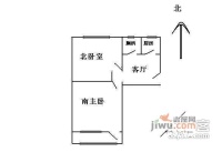 蓟门里社区2室1厅1卫70㎡户型图