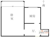 蓟门里社区1室1厅1卫户型图