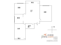 蓟门里社区3室1厅1卫93㎡户型图