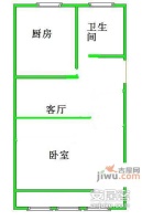 友谊住宅小区2室1厅1卫65㎡户型图