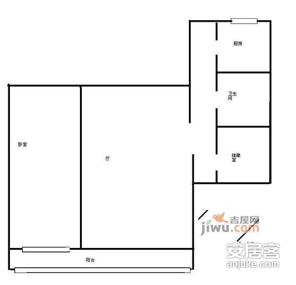 中关村SOHO1室1厅1卫228㎡户型图