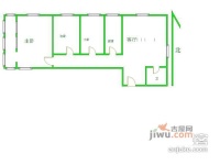 当代青云3室1厅1卫户型图
